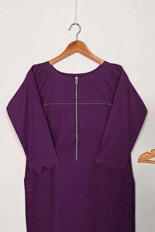 STP-139B-Purple - 2PC COTTON STITCHED
