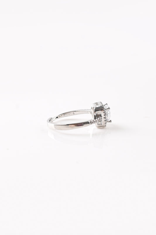 RZ-157 | Silver Zircon Ring