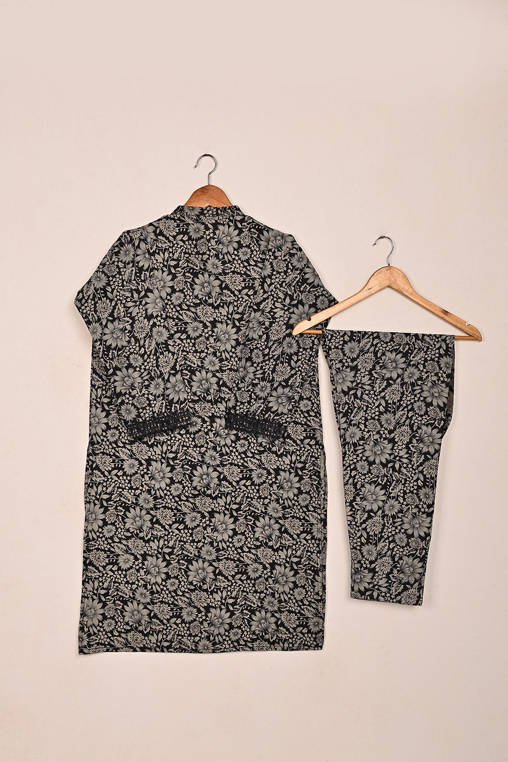 STP-197C-Skin - 2 Pc Ready to Wear Cotton Printed Co-Ord Dress