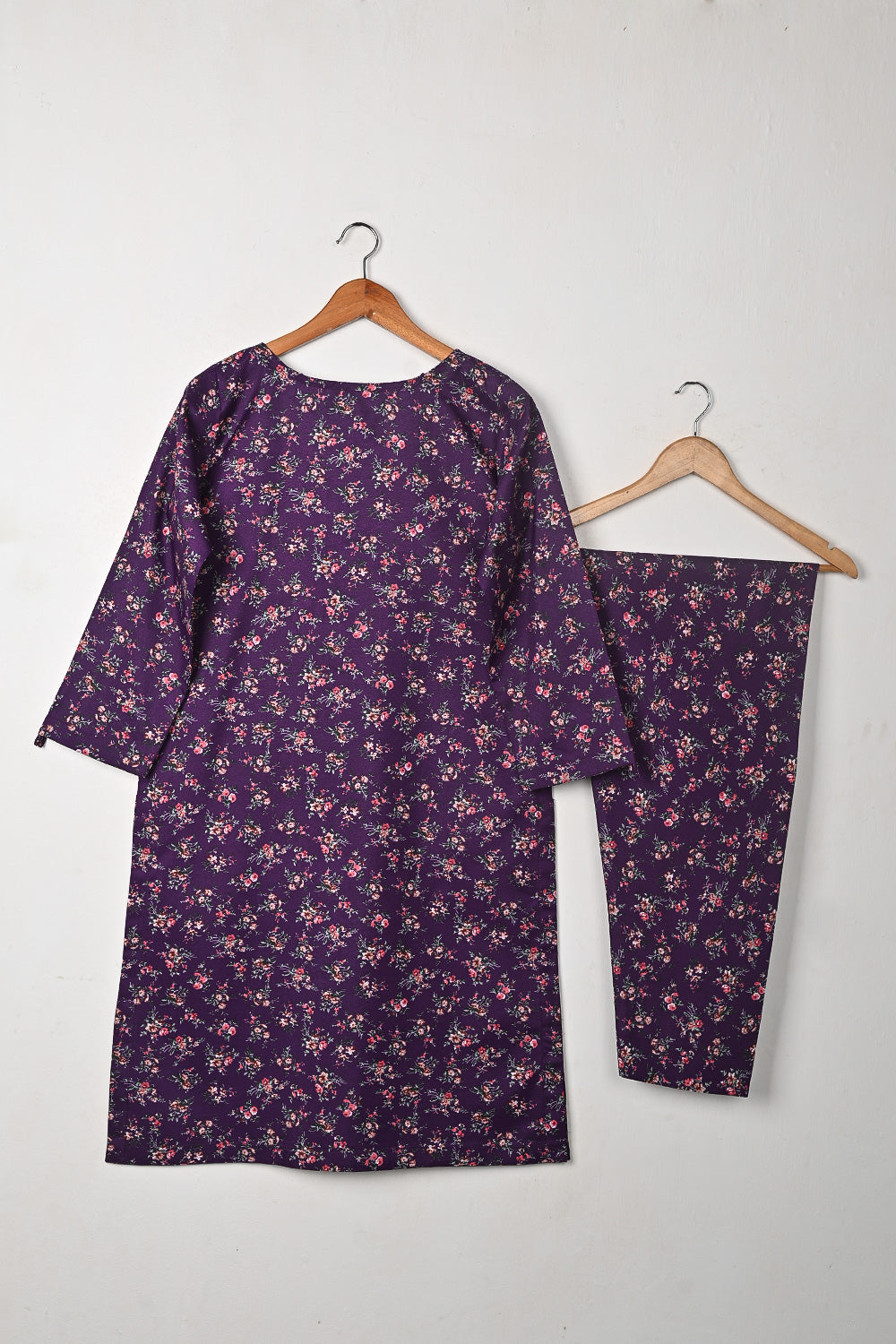 STP-244D-Purple - 2Pc Ready to Wear Digital Pre Print Co-Ord Set