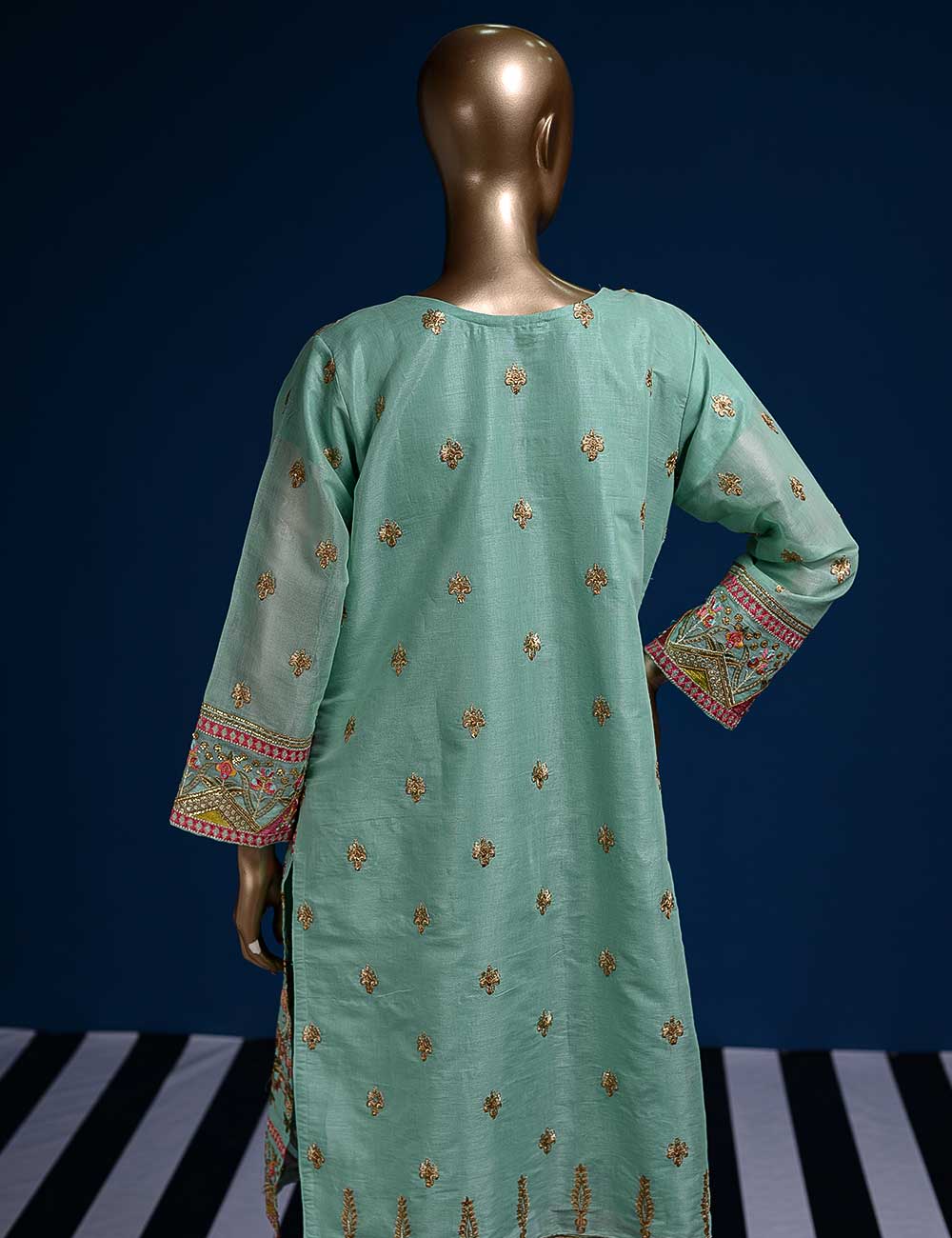 3 Pc Khaddi Lawn Unstitched Embroidered Dress (TP-11)