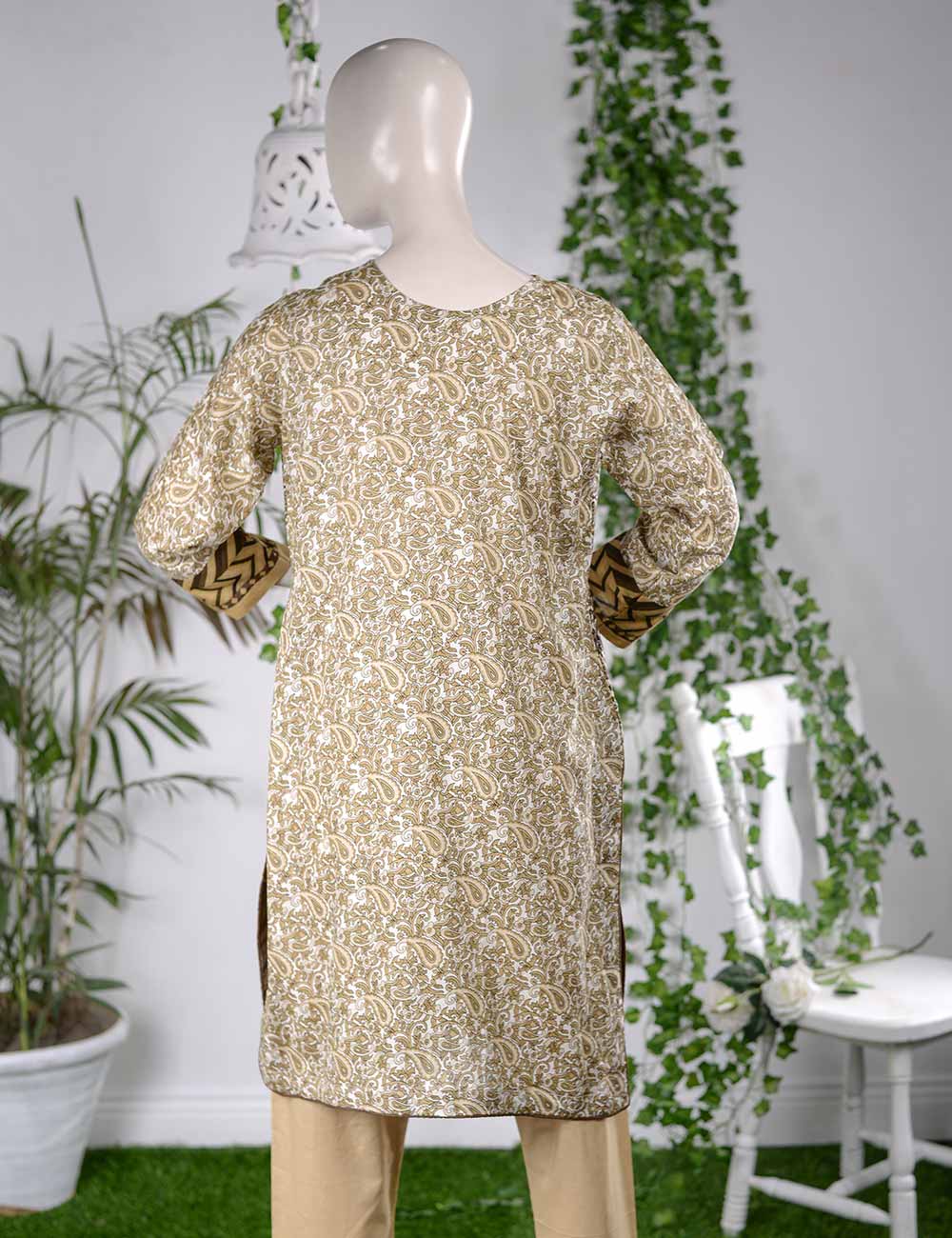 (AR-3A) Iridescent | Un-stitched Embroidered Lawn