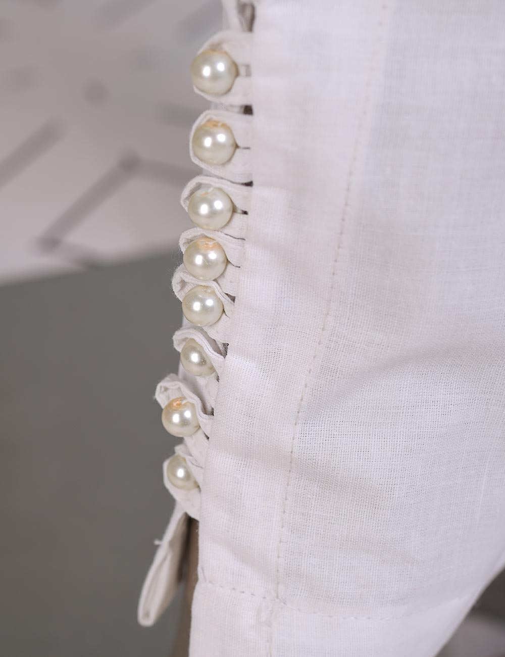 STC-17-WHITE - Super Quality Polyester Cotton Trouser