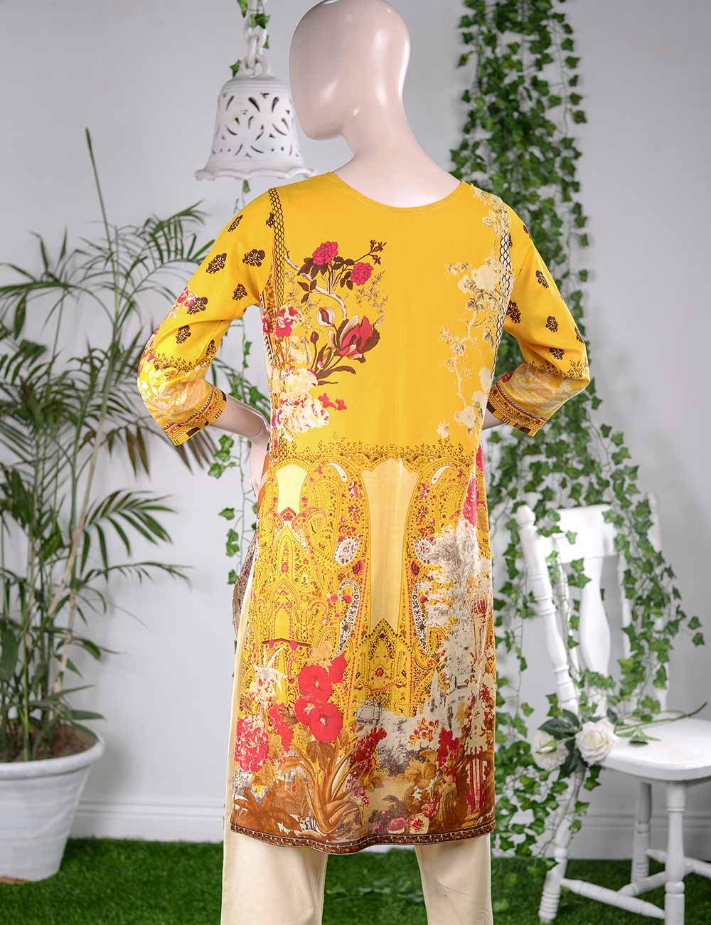 (AR-5A) Ineffable | Un-stitched Embroidered Lawn