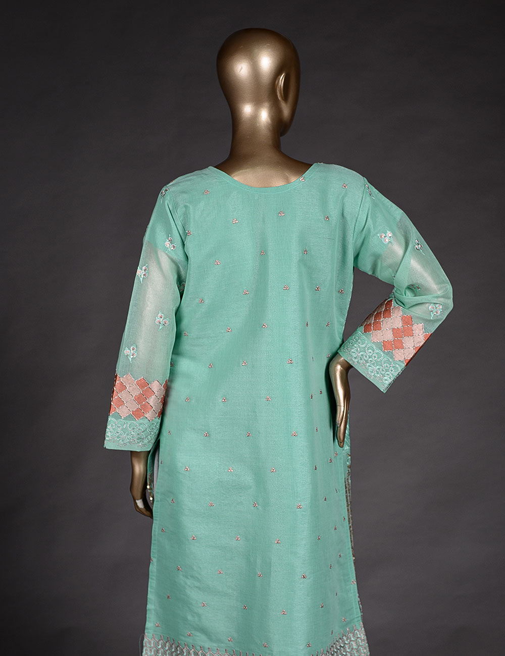 3 Pc Khaddi Lawn Unstitched Embroidered Dress (TP-24)