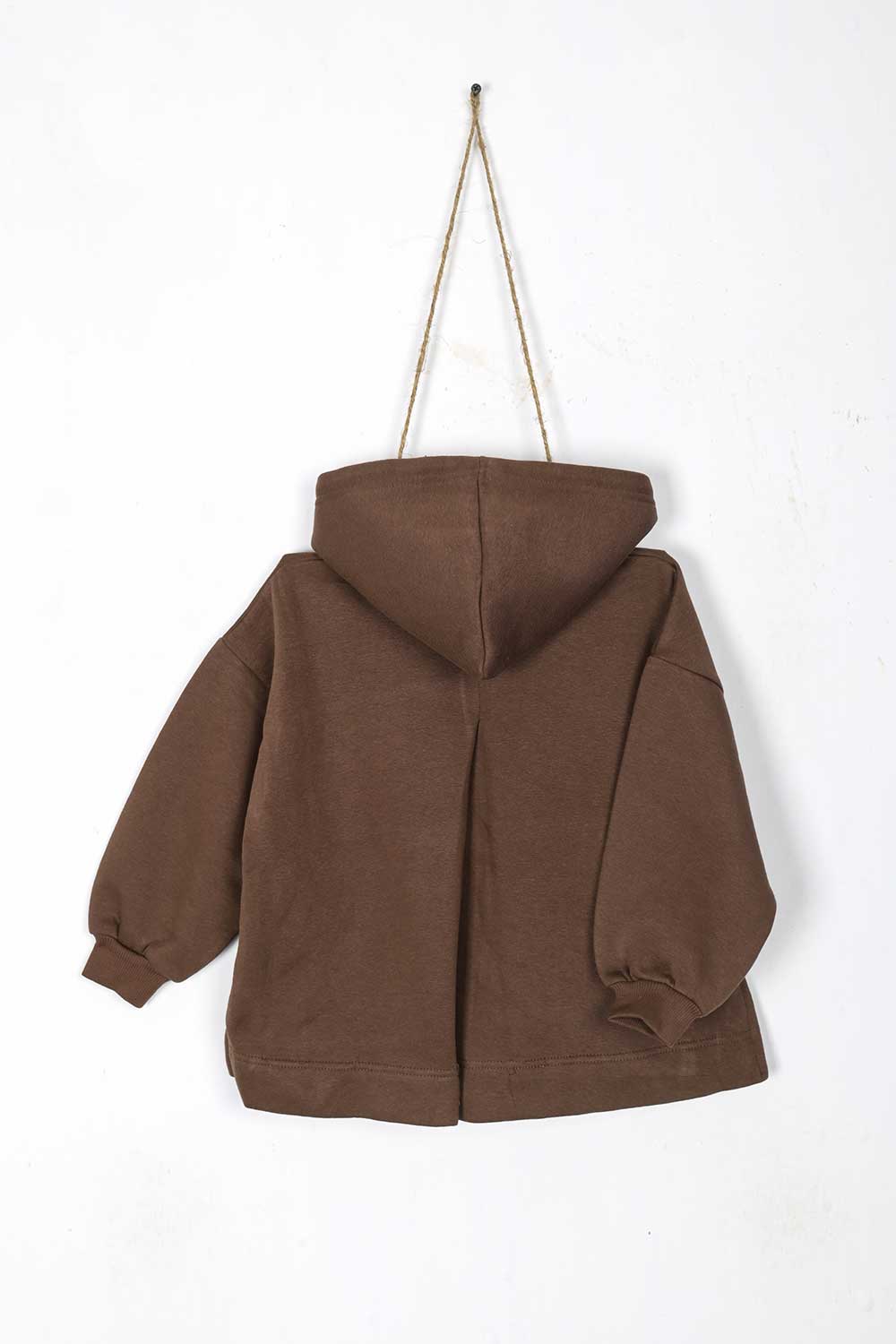 TG-05-Brown - Cotton Fleece Hoodie