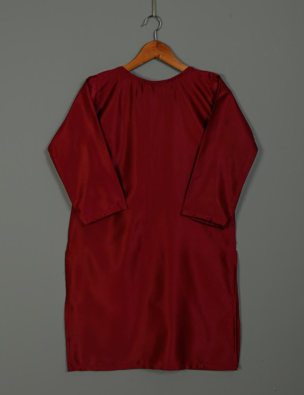 TS-162B-Maroon - Slik Stitched Kurti