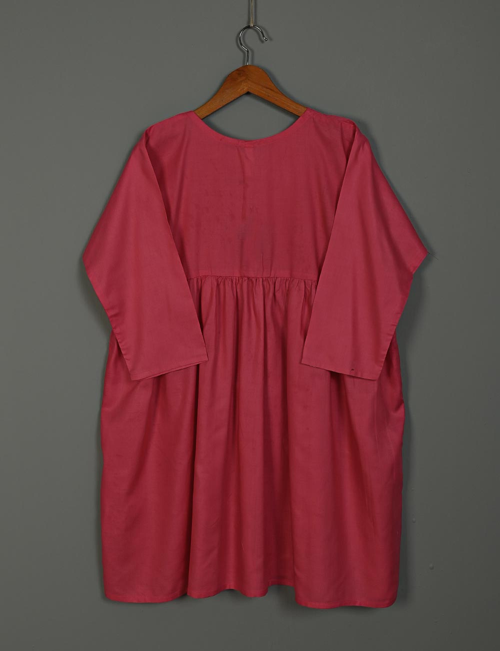 TS-164A-Pink - Linen Frock