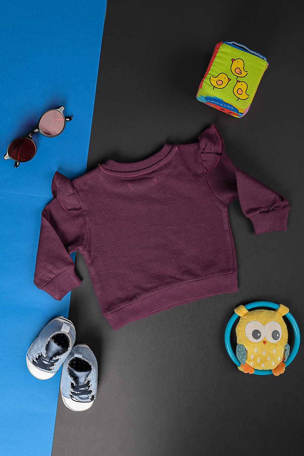 TG-03B-Magenta - Cotton Fleece Sweatshirt