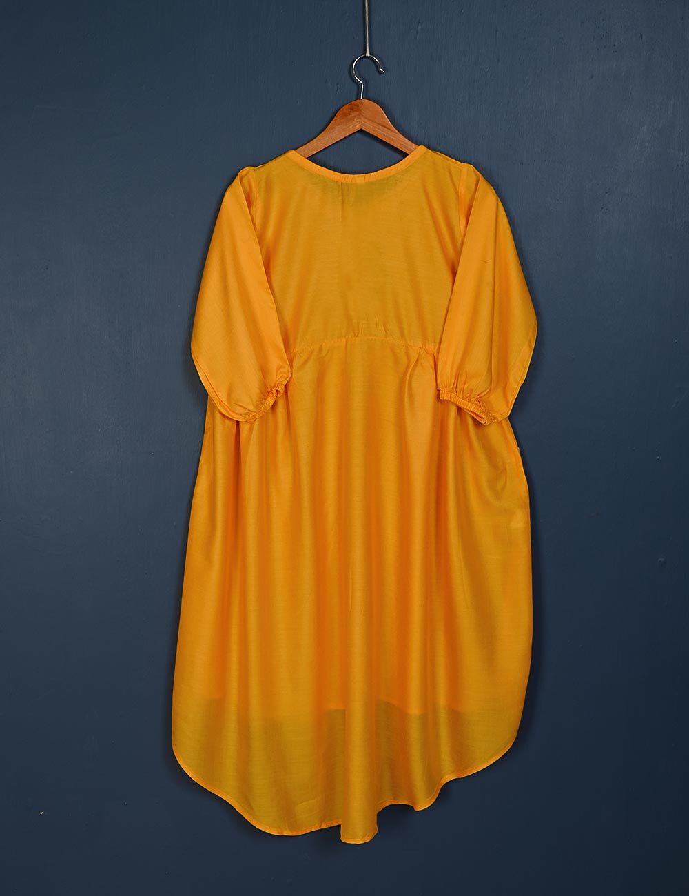 TS-133B-Yellow - Linen Frock