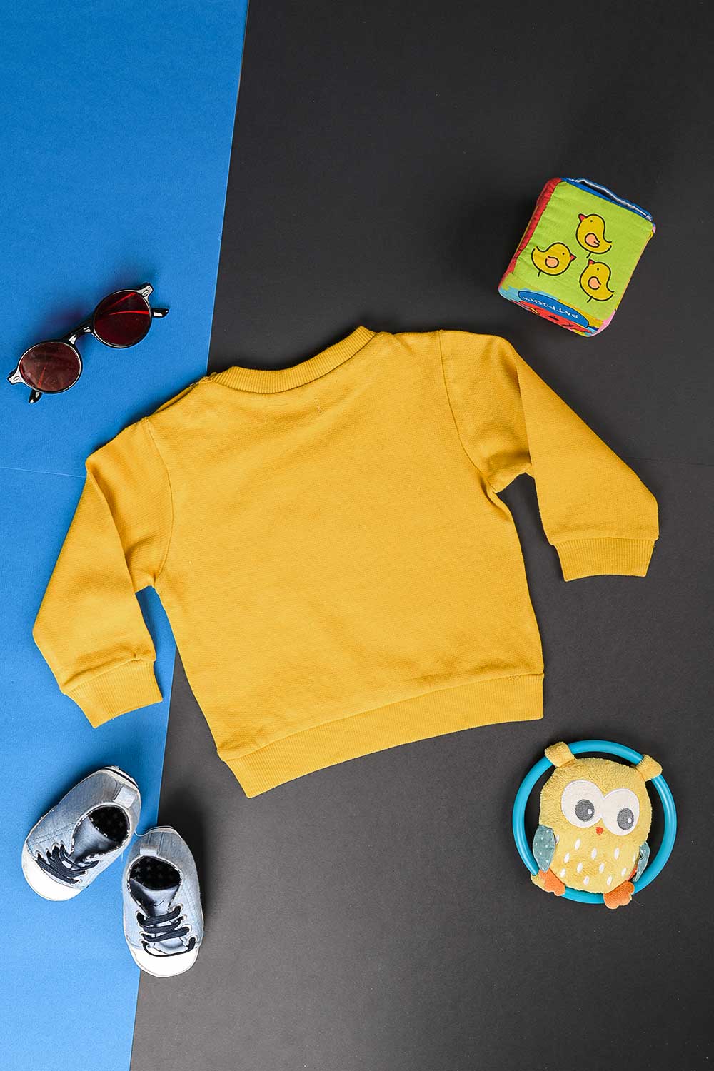 TB-02A-Mustard - Cotton Fleece Sweatshirt