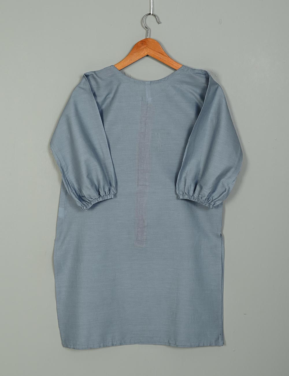 TS-194B-Grey - Cotton Stitched Kurti