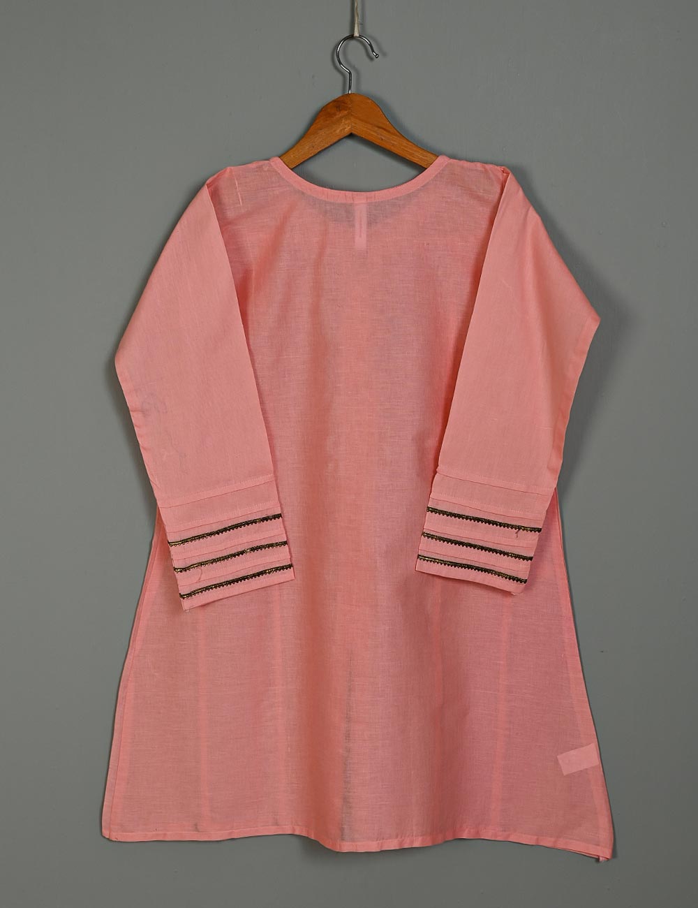 TS-177B-Pink - Cotton Stitched Frock