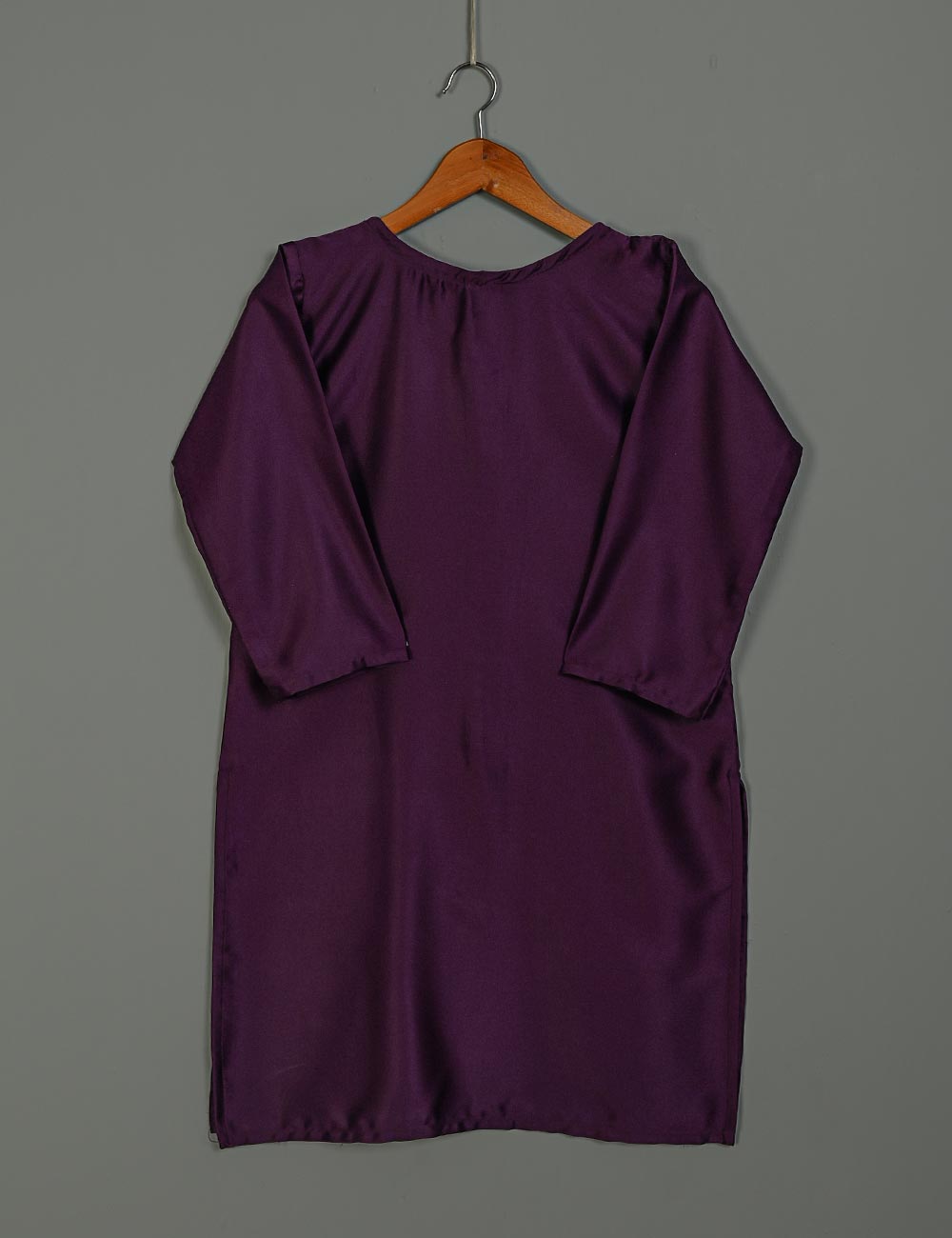 TS-162F-Purple - Slik Stitched Kurti