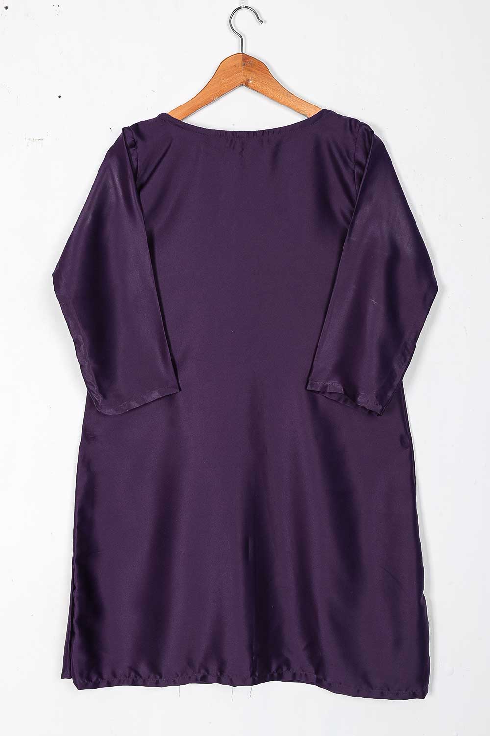 TS-223A-Purple - Silk Stitched Kurti