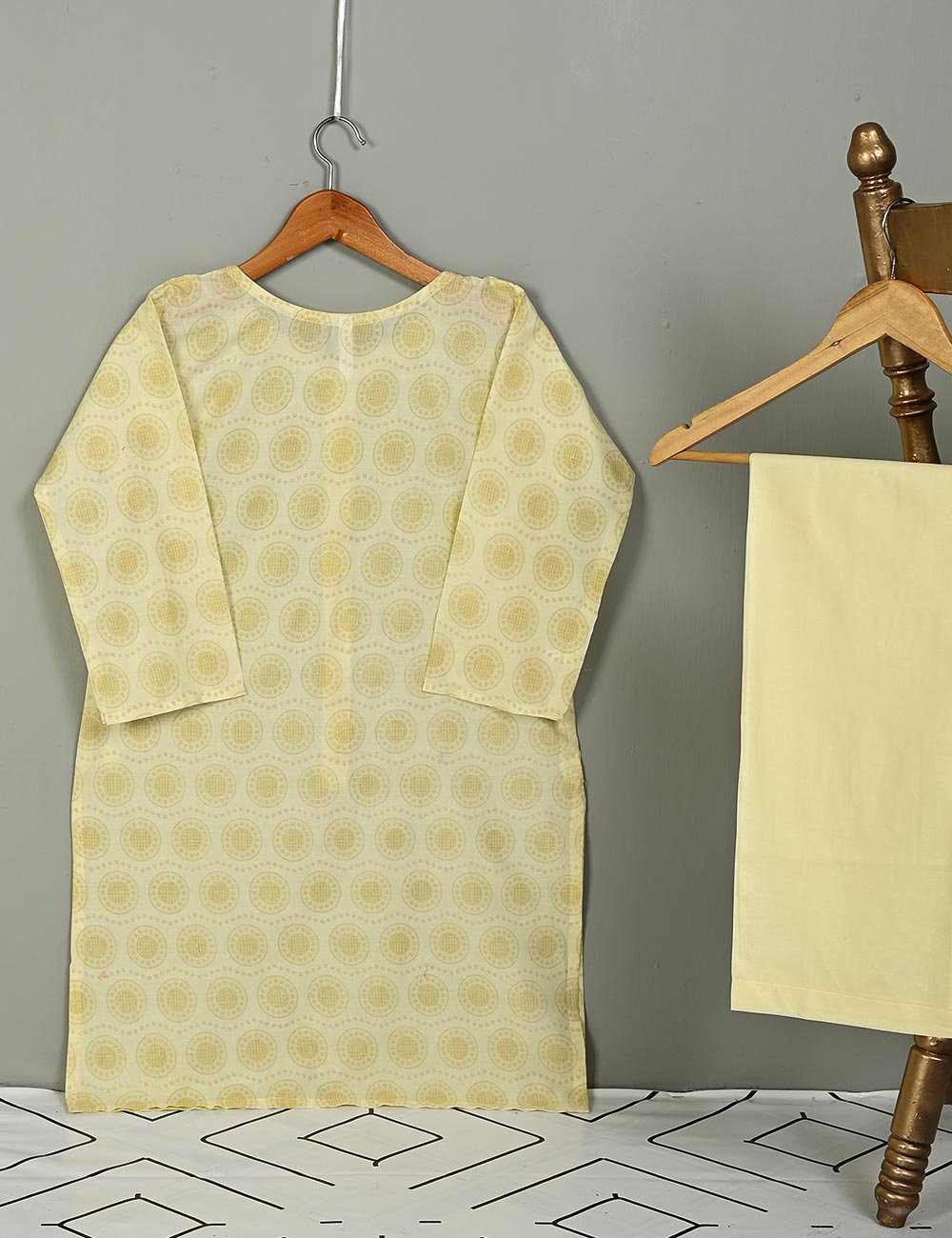STP-007A-Lemon - Ethereal Light - 2Pc Cotton Stitched