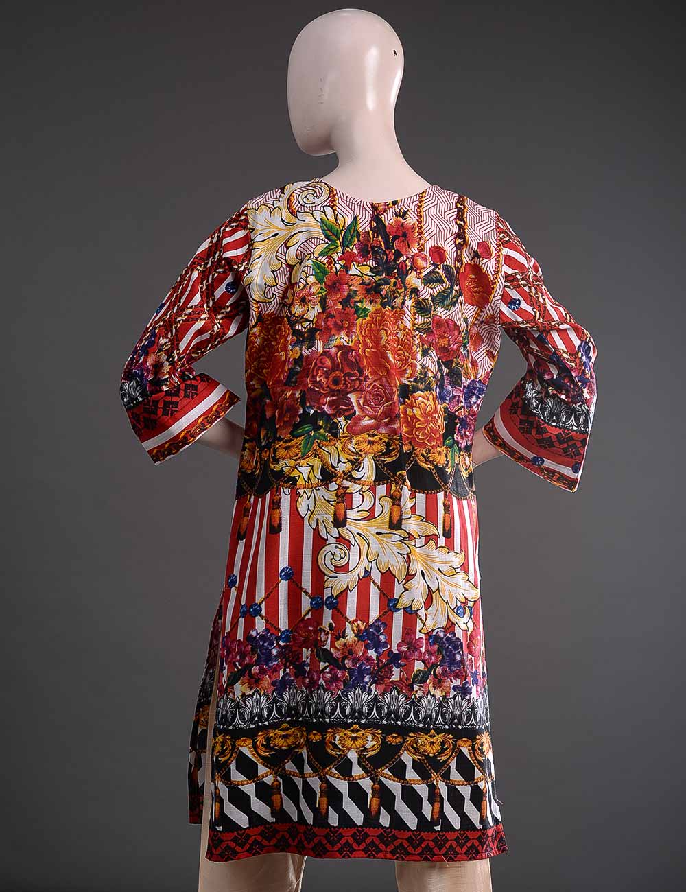 GK-4B - Graceful Heritage | Unstitched Printed & Embroidered Khaddar Dress