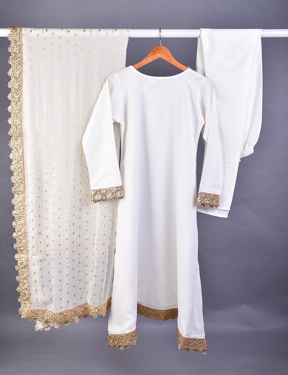 3 Pc Full Stitched Formal Wear Party Dress (NS0-1)