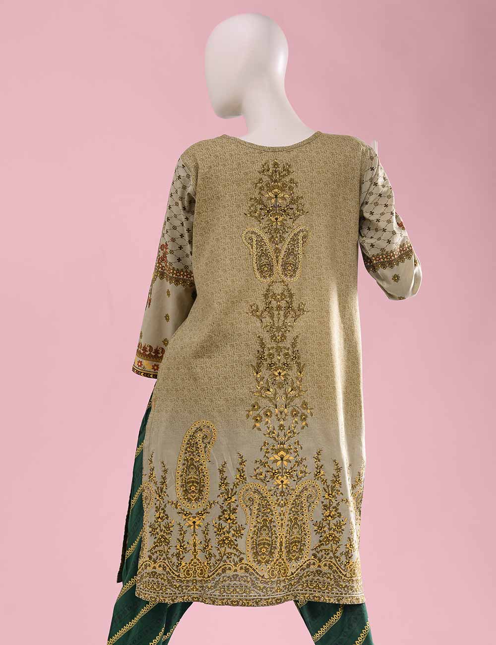 E2-01 - Ethereal | Unstitched Printed & Embroidered Cambric Dress