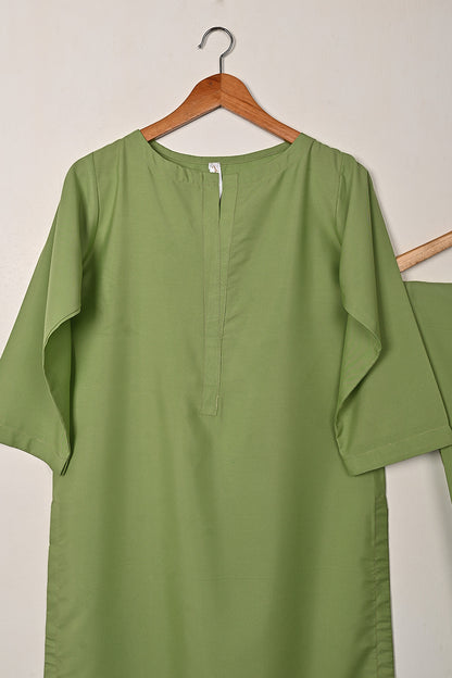 STP-229A-Pista - 2Pc Ready to Wear Malai Solid Dress