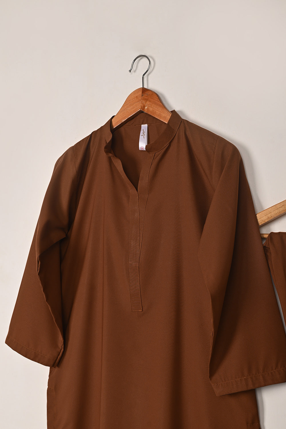 STP-221D-Copper - 2Pc Ready to Wear Malai Solid Dress