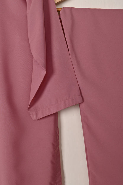 STP-221B-Tea Pink - 2Pc Ready to Wear Malai Solid Dress