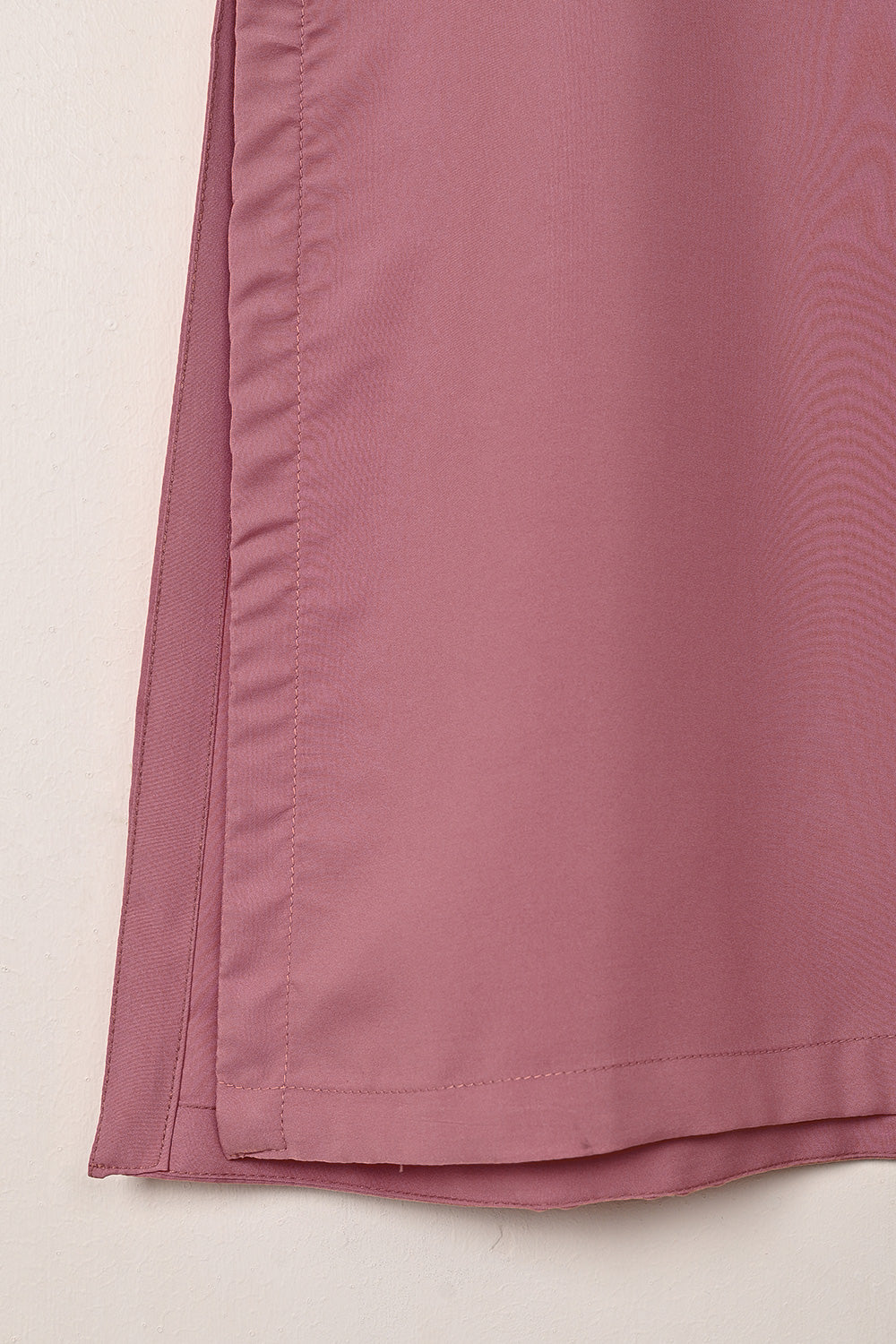STP-221B-Tea Pink - 2Pc Ready to Wear Malai Solid Dress