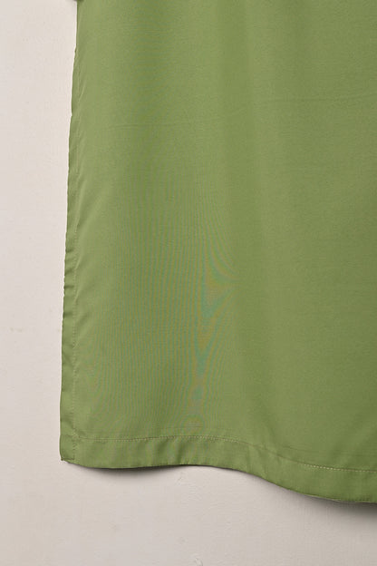 STP-229A-Pista - 2Pc Ready to Wear Malai Solid Dress