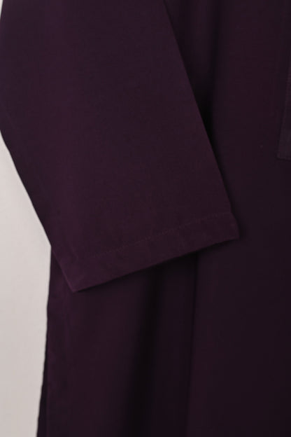 STP-221A-Purple - 2Pc Ready to Wear Malai Solid Dress