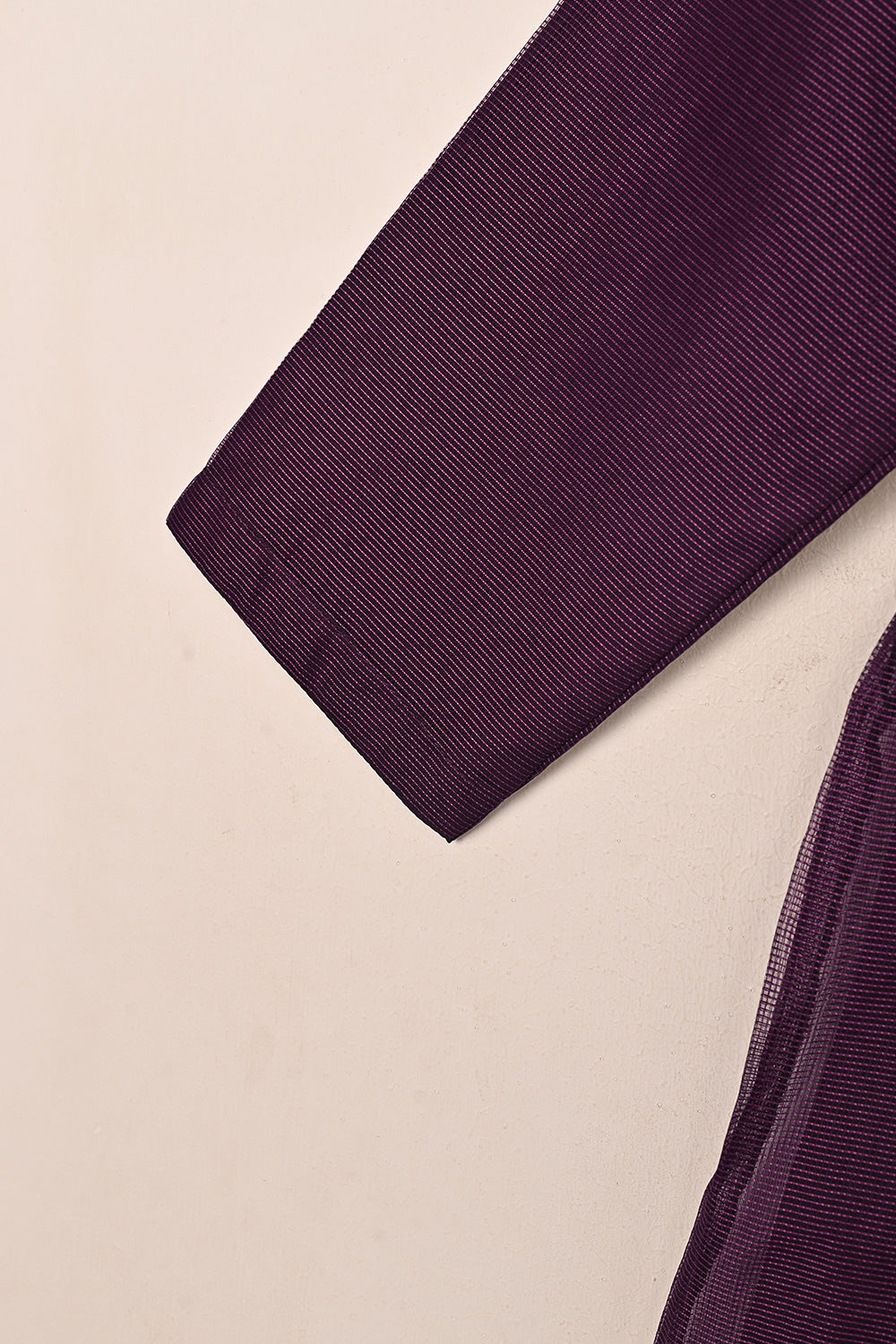 RTW-250-Purple -  3Pc Ready to Wear Javeria Net Frock