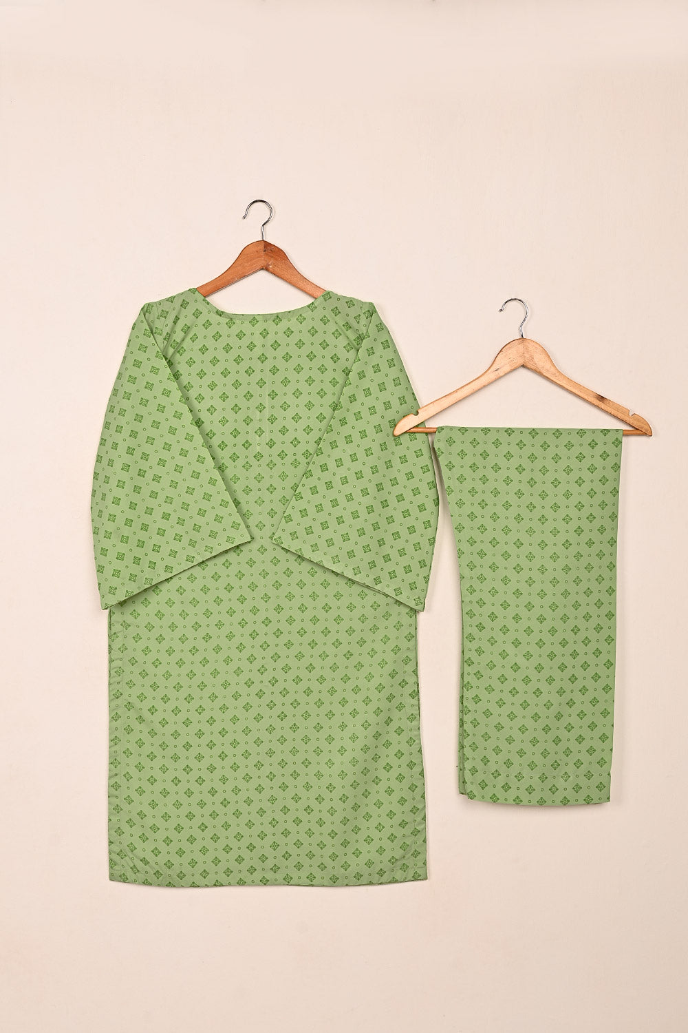 STP-204A-Pista - 2Pc Ready to Wear Printed Co-Ord Dress