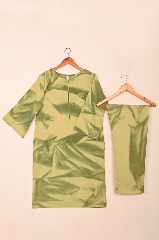 STP-206E-Pista - 2Pc Ready to Wear Spray Contoured Co-Ord Set