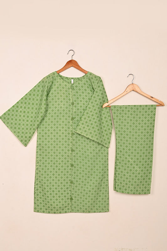 STP-204A-Pista - 2Pc Ready to Wear Printed Co-Ord Dress