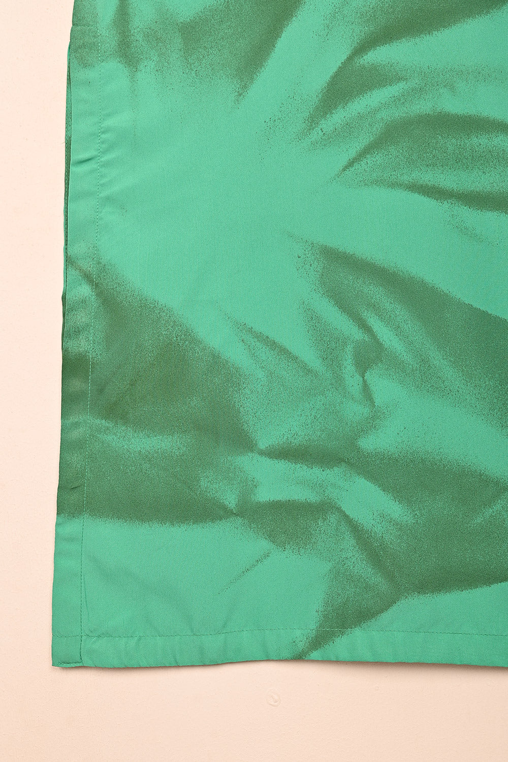 STP-206C-Aqua green - Women 2Pc Ready to Wear Spray Contoured Malai Fabric Co-Ord Set