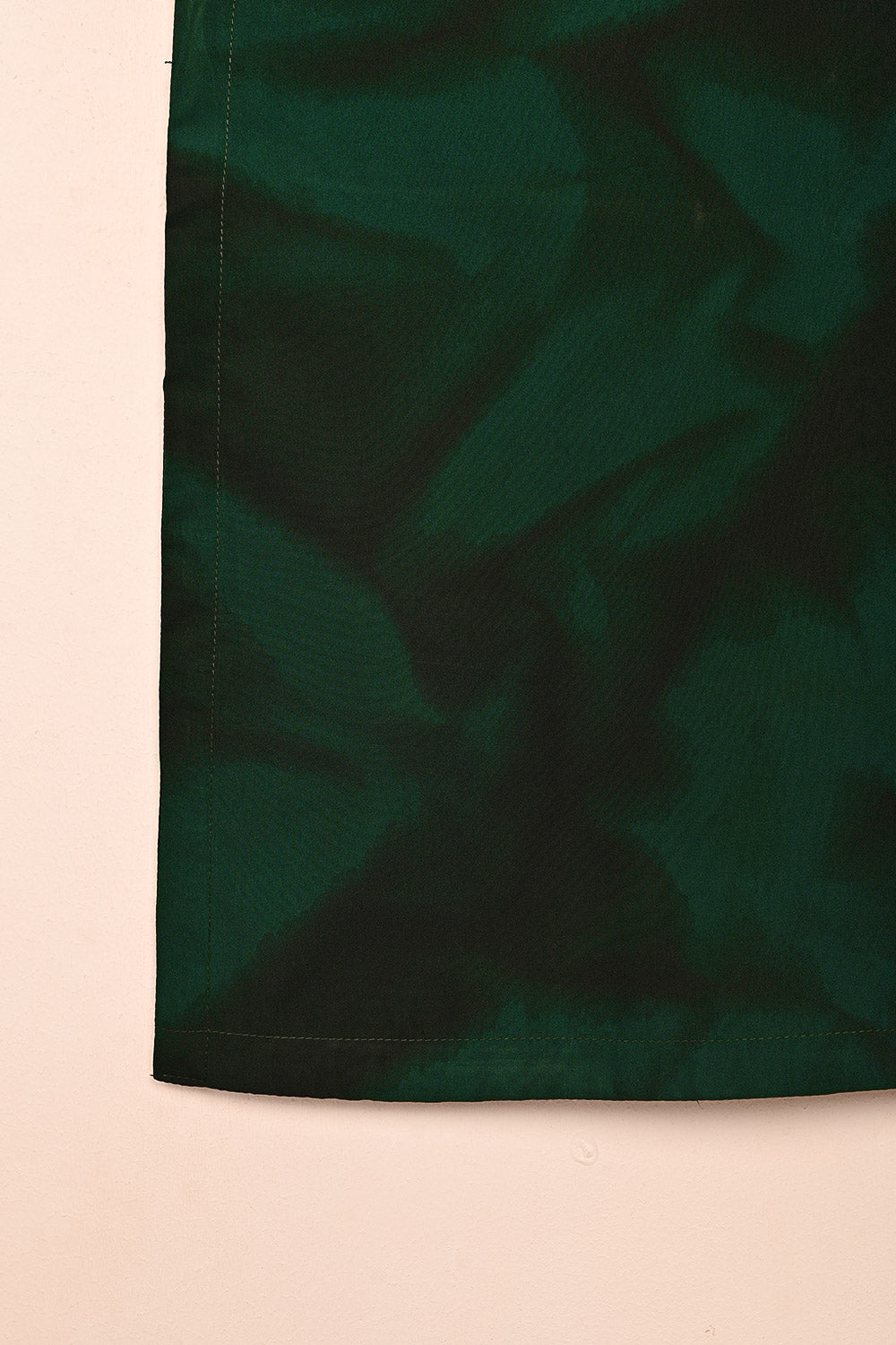 STP-206B-Bottle Green - Women 2Pc Ready to Wear Spray Contoured Malai Fabric Co-Ord Set