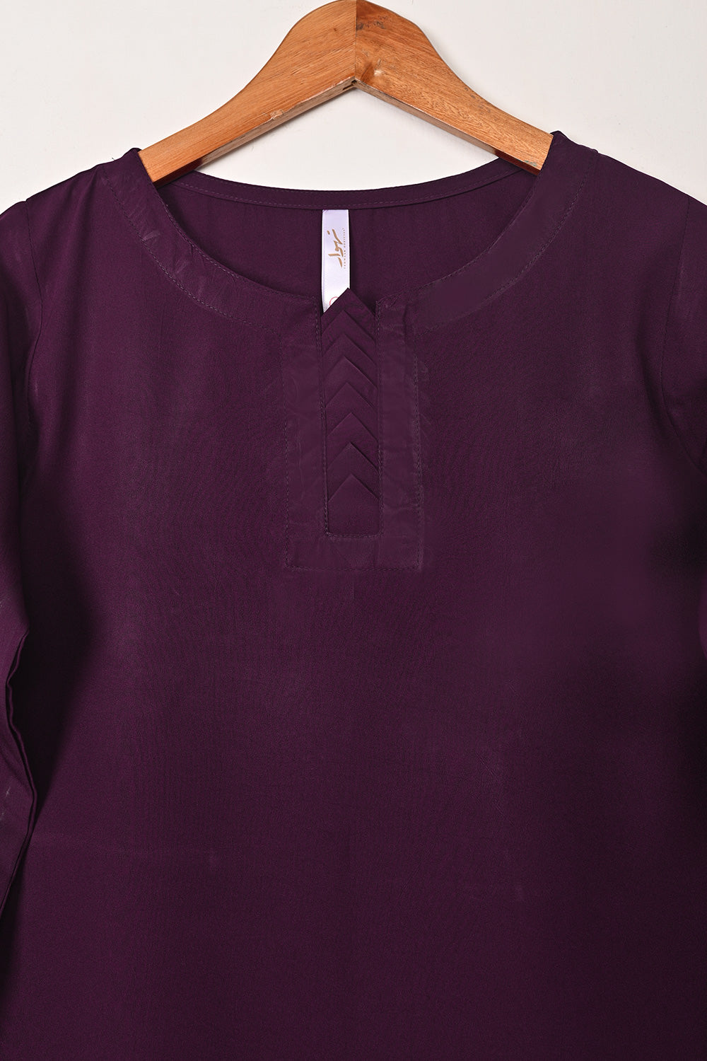STP-218A-Magenta - 2Pc Ready to Wear Malai Solid Dress