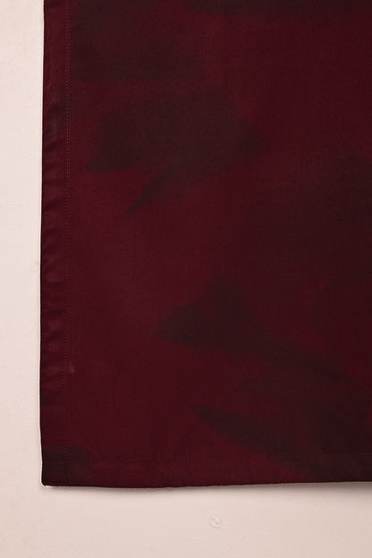 STP-206A-Maroon - Women 2Pc Ready to Wear Spray Contoured Malai Fabric Co-Ord Set