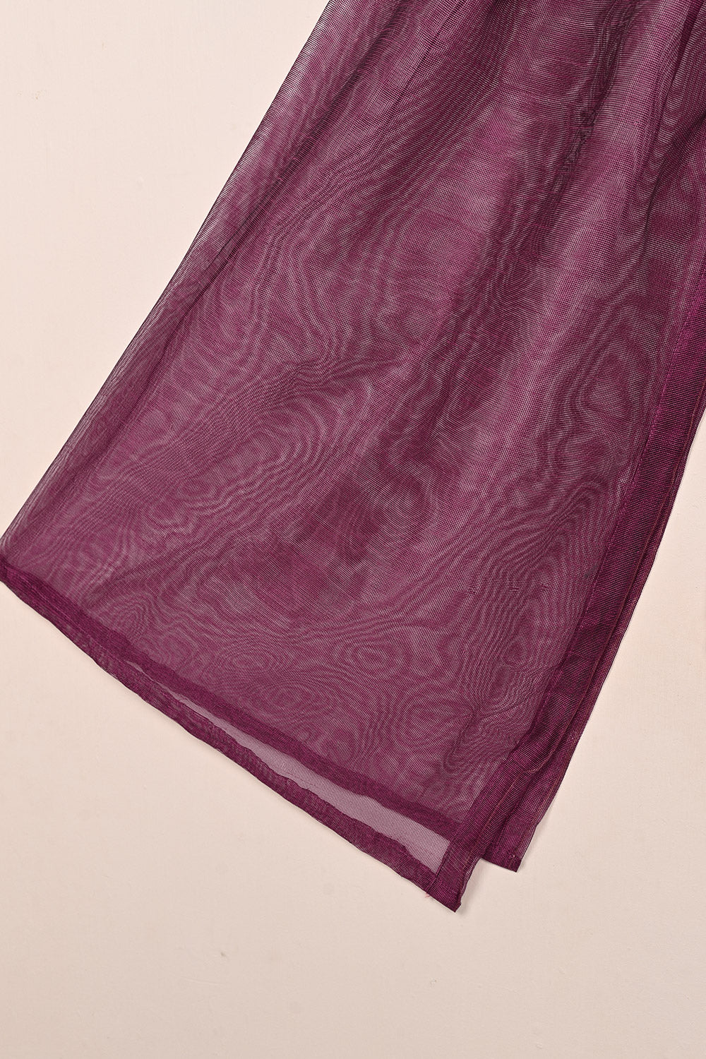 RTW-226-Royal Fuchsia -  3Pc Ready to Wear Khaddi Net Frock