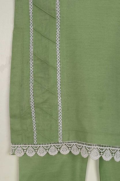 TKF-71-Pista - Kids 3Pc Pc Cotton Dress With Cotton Trouser