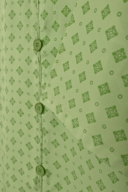 STP-204A-Pista - 2Pc Ready to Wear Printed Co-Ord Dress