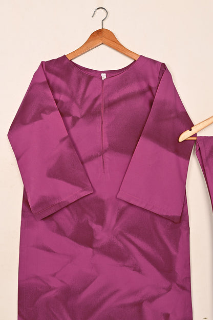 STP-206O-Magenta - Women 2Pc Ready to Wear Spray Contoured Malai Fabric Co-Ord Set