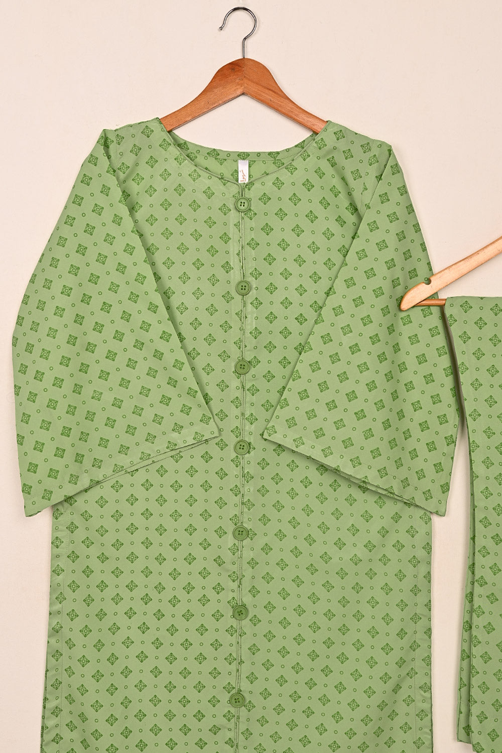 STP-204A-Pista - 2Pc Ready to Wear Printed Co-Ord Dress