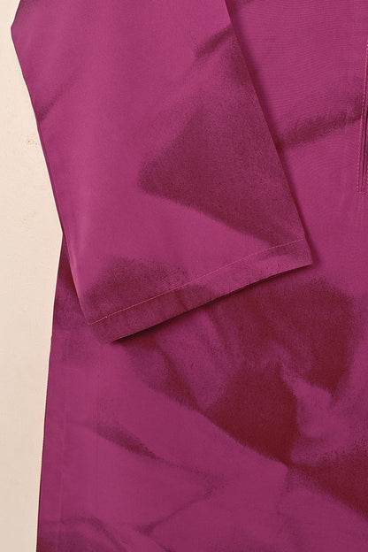 STP-206O-Magenta - Women 2Pc Ready to Wear Spray Contoured Malai Fabric Co-Ord Set