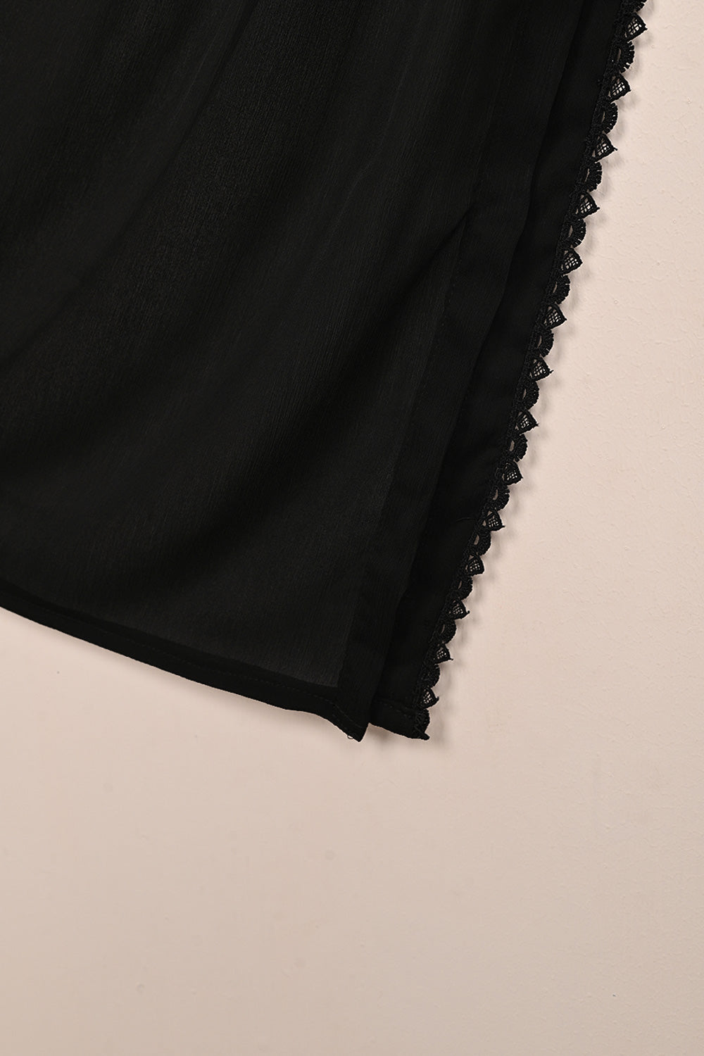 RTW-219-Black -  3Pc Ready to Wear Embroidered Chiffon Dress