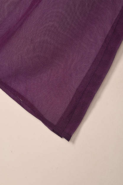 RTW-250-Purple -  3Pc Ready to Wear Javeria Net Frock