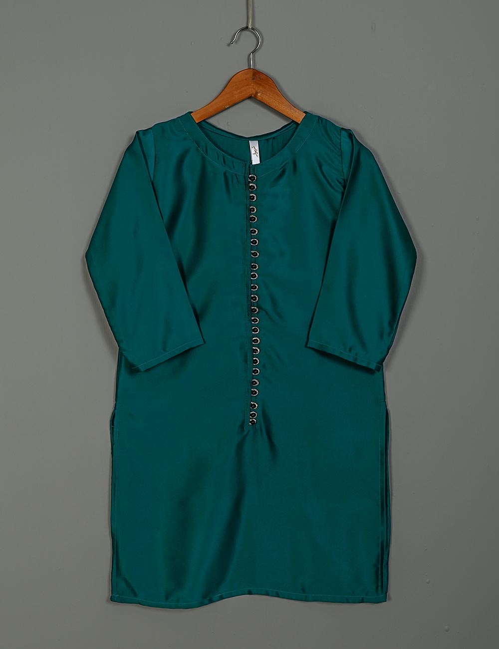 TS-162A-Turquoise - Slik Stitched Kurti