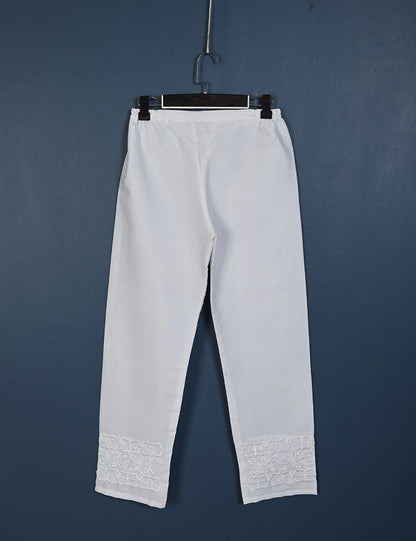 STC-06-White - Super Quality Polyester Cotton Trouser