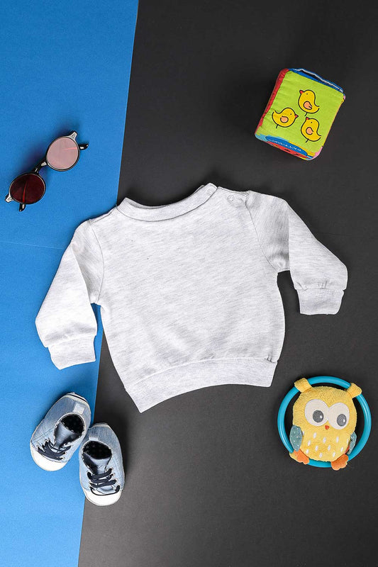 TB-02C-Grey - Cotton Fleece Sweatshirt