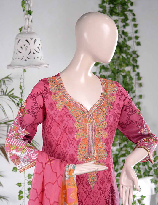 (AR-1A) Ethereal | Un-stitched Embroidered Lawn