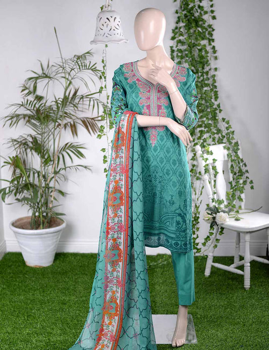 (AR-1B) Ethereal | Un-stitched Embroidered Lawn